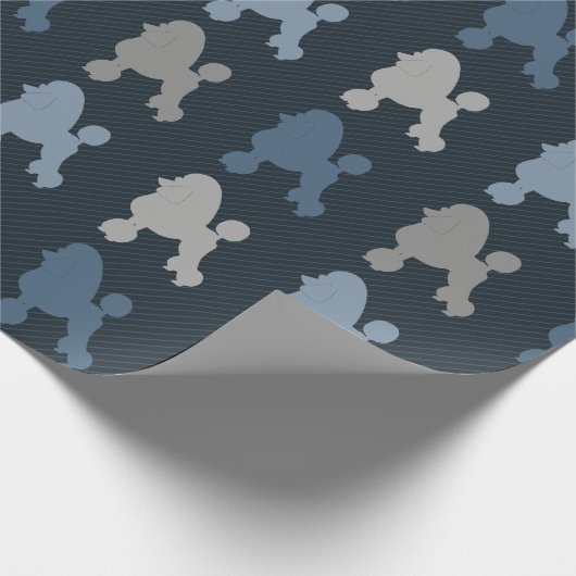 Poodle Cadeaupapier (Hoek)
