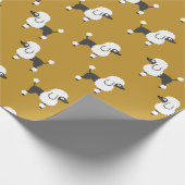 Poodle Cadeaupapier (Hoek)