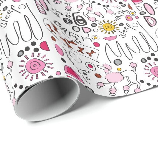 POODLE CADEAUPAPIER (Rol Hoek)