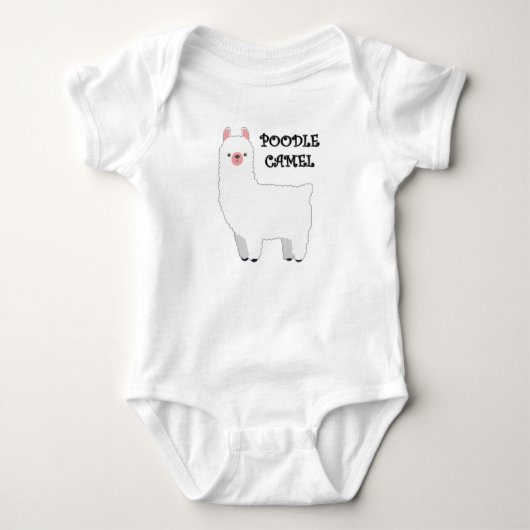 Poodle Camel Romper (Voorkant)