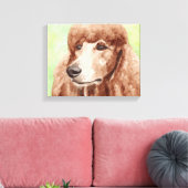 Poodle Canvas Kunst (Insitu (Woonkamer))