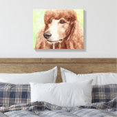 Poodle Canvas Kunst (Insitu (Slaapkamer))