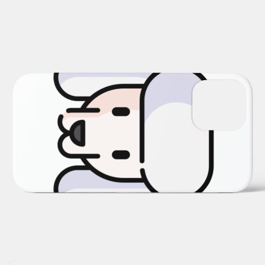 Poodle Case-Mate iPhone Case (Achterkant (horizontaal))