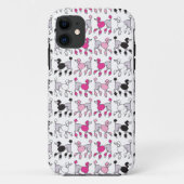 POODLE CHAOS Roze Case-Mate iPhone Case (Achterkant)