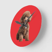 Poodle Chic” – Knuffel Poodle Schoudertas Ronde Klok (Hoek)