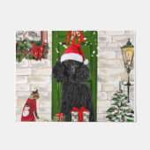 Poodle Christmas Deurmat (Voorkant)