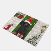 Poodle Christmas Deurmat (Schuin)