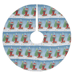 Poodle Christmas Kerstboom Rok