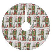 Poodle Christmas Kerstboom Rok (Voorkant)