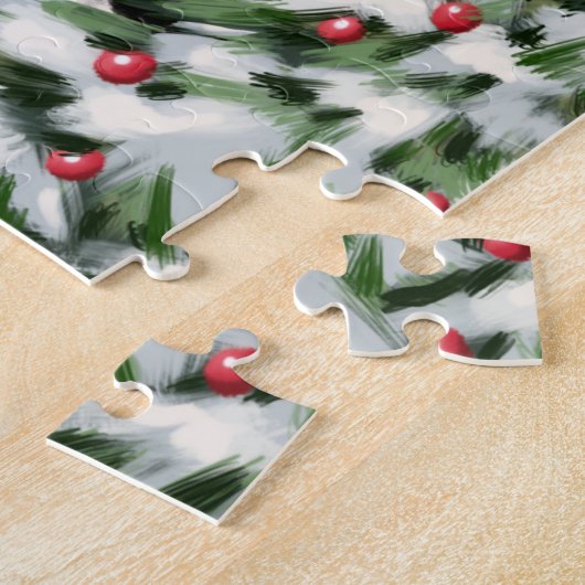 Poodle Christmas Legpuzzel (Zijkant)