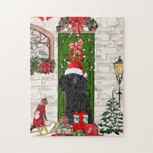 Poodle Christmas Legpuzzel (Verticaal)