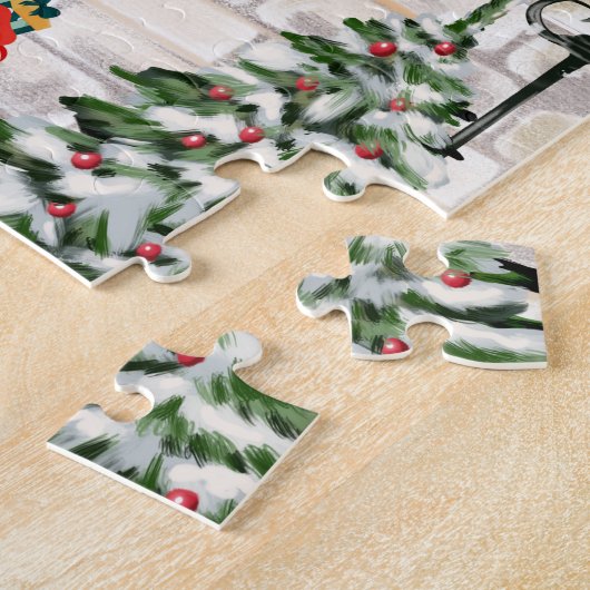 Poodle Christmas Legpuzzel (Zijkant)