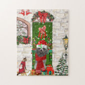 Poodle Christmas Legpuzzel (Verticaal)