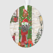 Poodle Christmas Ornament (voorkant)