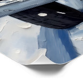 Poodle Christmas Red Truck Holiday Perfect Poster (Hoek)