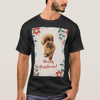 Poodle Christmas T-shirt