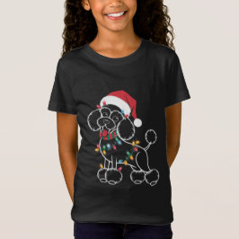 Poodle Christmas T-shirt