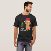 Poodle Christmas T-shirt (Voorkant volledig)