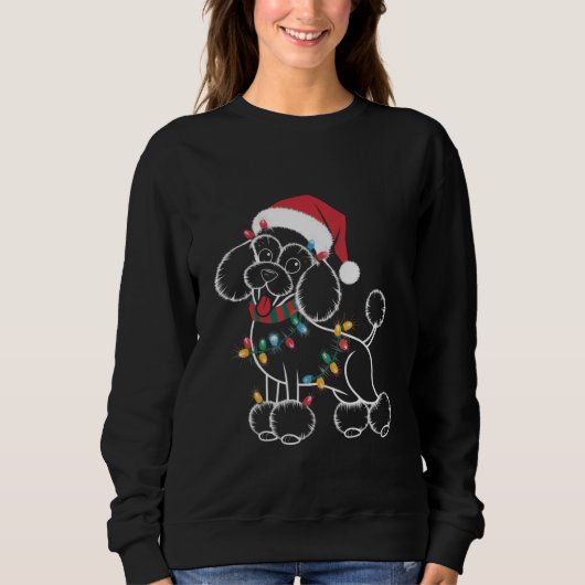 Poodle Christmas Trui (Voorkant)