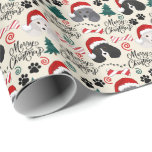 Poodle Christmas Wrapping Paper Cadeaupapier<br><div class="desc">Poodle Christmas Wrapping Paper. De kleur van het papier is beige of crème. Verkrijgbaar in meerdere kleuren,  maten en twee afwerkingen. www.hotpocketgraphics.com</div>