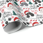 Poodle Christmas Wrapping Paper Cadeaupapier<br><div class="desc">Poodle Christmas Wrapping Paper. Papierkleur is wit. Verkrijgbaar in meerdere kleuren,  maten en twee afwerkingen. www.hotpocketgraphics.com</div>