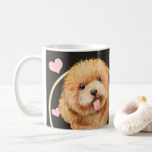 Poodle Cockerpoo Puppy Dog Elke snack die je maakt Koffiemok