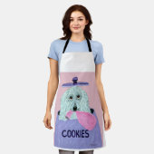 Poodle Cookie Dief All-Over Print Schort (Gedragen)