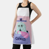 Poodle Cookie Dief All-Over Print Schort (Insitu)