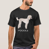 Poodle Crazy Dog T-shirt (Voorkant)