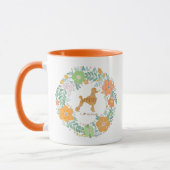 Poodle Custom Memorial Floral Mug with Photo Mok (Links)