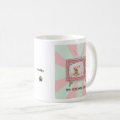 Poodle custom photo mug personalized dog mom  koffiemok (Voorkant rechts)