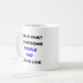 poodle dad, geweldige koffiemok (Voorkant links)