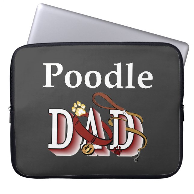 Poodle Dad Gifts Laptop Sleeve (Voorkant)