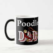 Poodle Dad Gifts Magische Mok (Links)
