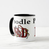 Poodle Dad Gifts Mok (Voorkant links)