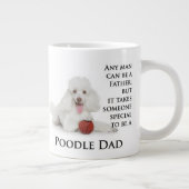 Poodle Dad Jumbo Mok (Rechts)