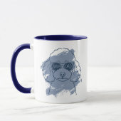 Poodle Dad Mug – Custom Name Dog Lover Gift Mok (Links)