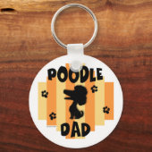 Poodle Dad Sleutelhanger (Voorkant)