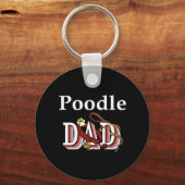 poodle dad Sleutelhanger (Voorkant)