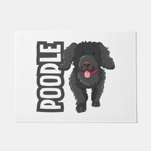 Poodle Deurmat (Voorkant)