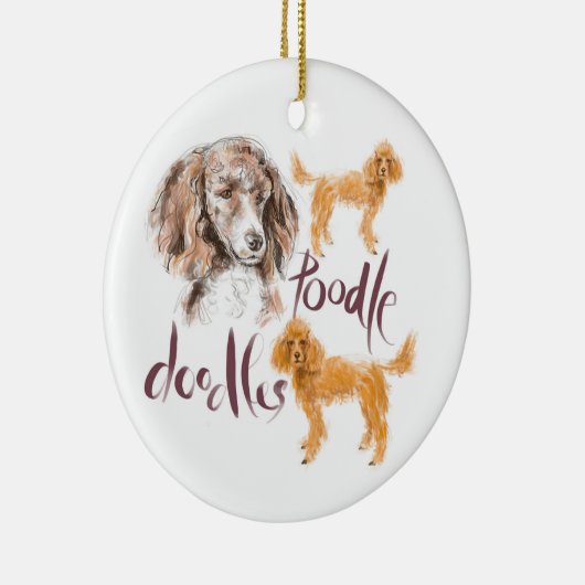 Poodle-doedels ornament (Rechts)