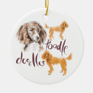 Poodle-doedels ornament