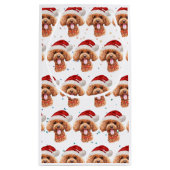 Poodle Dog Breed Christmas Stars Klein Cadeauzakje (Achterkant)