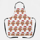 Poodle Dog Breed Christmas Stars Schort (Voorkant)