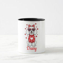 Poodle dog coffee mug Valentine's Day 2026 Mok