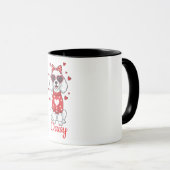 Poodle dog coffee mug Valentine's Day 2026 Mok (Voorkant rechts)