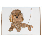 Poodle Dog  Groot Cadeauzakje (Voorkant)
