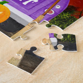 Poodle Dog in Halloween Truck Legpuzzel (Zijkant)