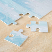 Poodle Dog in kerstbezorging vrachtwagen sneeuw Legpuzzel (Zijkant)