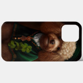Poodle Dog in St. Patrick's Day Dress Case-Mate iPhone Case (Achterkant (horizontaal))